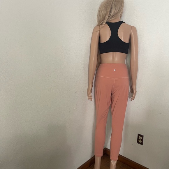 Lululemon" Align High-Rise Pant 25"-Pink Savannah -Size (14) Good Condition - Picture 8 of 13